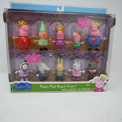 Peppa Pig Royal Court 10 Figure Set New Sealed Box Damage Jazwares - Image 1 of 4