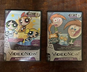 VIDEONOW Cartoon Network Powerpuff Girls, Nick The Fairly Odd Parents! Lot Rare - Picture 1 of 3