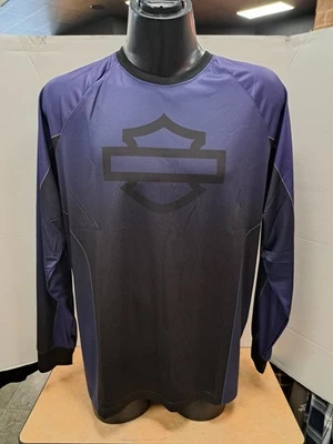 Camiseta deportiva Harley-Davidson Speedway para hombre morada NUEVA con etiquetas Foto 1 de 4