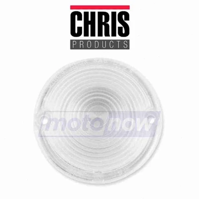 Chris Turn Signal Lens Flat Style for 1998-2006 Harley Davidson FLTRI Road kc - Image 1 of 4