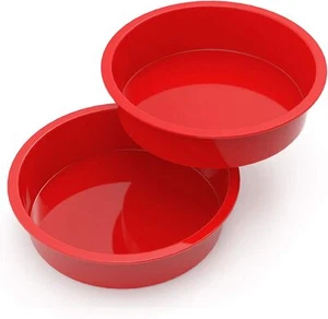 9.5" Nonstick Silicone Cake Molds - 2 Pack - Picture 1 of 6
