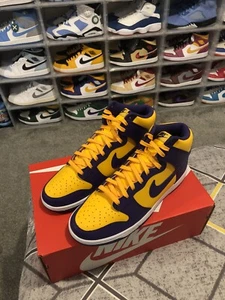 Nike Dunk High Lakers (2022) - Picture 1 of 8