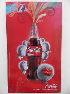 insegna metallica coca cola targa metal sign plate tablet schild pancarte gadget - Picture 1 of 2