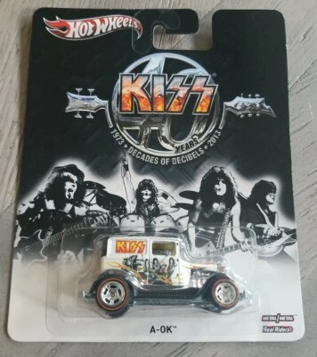 Coche Hot Wheels Pop Culture Kiss A-OK 40 años 1973 décadas de decibelios 1/64 difícil de encontrar Foto 1 de 4