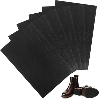 6x anti Rutsch Sohle Schuhsohlen Reparatur Set Gummisohlen Zum Aufkleben  - Bild 1 von 4