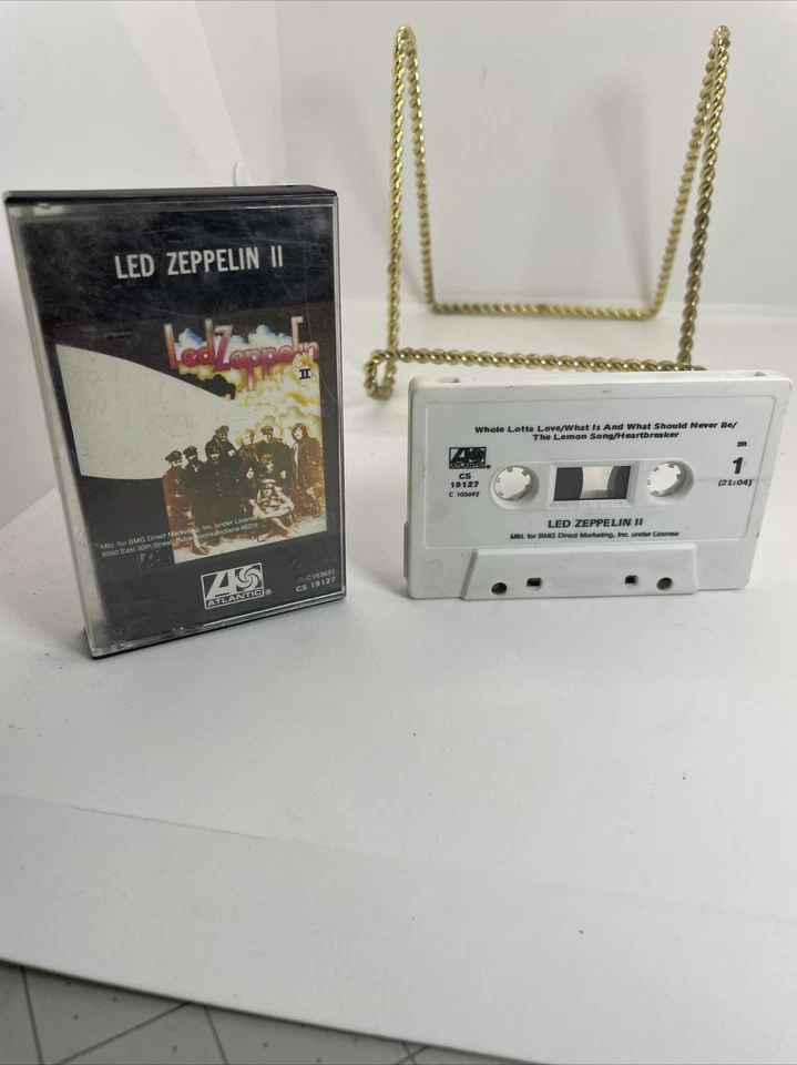 LED ZEPPELIN II CASSETTE TAPE ATLANTIC RECORDS CS-19127 - Image 1 of 1