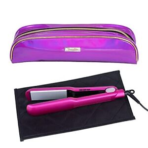 Large Capacity Hair Tools Travel Bag And Heat Resistant Mat For Curling Wand Set