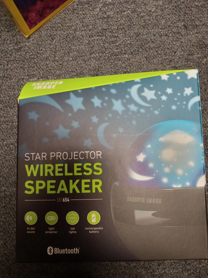 Sharper Image - Star Projector wireless Speaker BRAND NEW! - Image 1 of 1