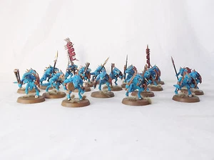 Warhammer Fantasy Warriors x20 Lizardmen Age of Sigmar Custom Painted Pizzazz - Picture 1 of 6