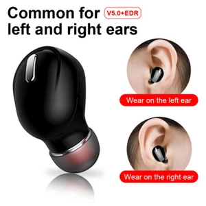 Stereo Bluetooth Headphones In Earpiece Earphone Handsfree Wireless Headset 8C5 - Picture 1 of 14