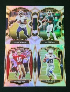 2020 Select Football Concourse and Premier Level SILVER PRIZMS 1-200 You Pick