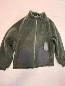 Fabletics The Apres jacket Full Zip Jacket Green Size M NWT - Picture 1 of 7