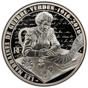 2016 France €10 PR70DCAM PCGS Young Woman Writing RGUTH090 - Picture 1 of 4