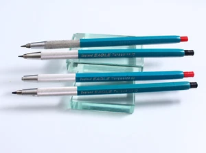 4 pc lot Eagle Turquoise 10 Lead Holder Drafting Pencil England - Picture 1 of 3