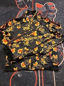 NIKE MENS RUSSIAN FLORAL INSPIRED TRACKSUIT N98 SIZE LARGE (RARE) PRE-OWNED  - Picture 1 of 24