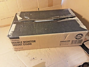 VonHaus 05/117 Twin Monitor Mount Stand - Picture 1 of 14