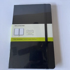 Moleskine Classic Notebook Hard Cover Large 5 x 8.25 Plain/Blank Black 240 Pages - Bild 1 von 4