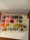 Vintage Plano Tray Tackle Box Fishing With Over 100 Lures Wide Variety