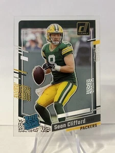 2023 Panini CLEARLY DONRUSS RATED ROOKIE GOLD FOIL SP Sean Clifford #82 - Picture 1 of 2