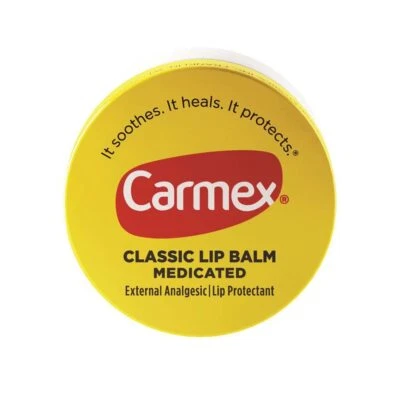 Bálsamo labial clásico medicado Carmex 0,25 oz (paquetes de 4) Foto 1 de 4