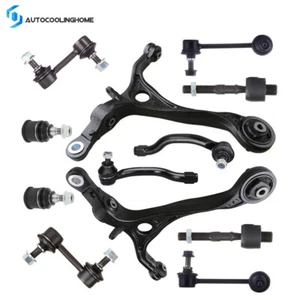 12pc Front Lower Control Arms Sway Bars Tie Rod Ends For 2004 2005 2006 Acura TL - Picture 1 of 10