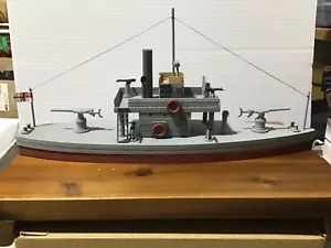 Hand Made Model of a British Gun Boat used in China in the Early 1900’s - Picture 1 of 4