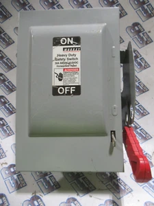 Murray HUN361, 30 Amp, 600 Volt, 3P 3W, Non Fused, Nema 1, Disconnect - Picture 1 of 3