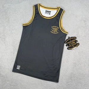 Dixxon Shirt Mens Small Black Tank Top Premium Jersey Friends In Low Places NEW - Picture 1 of 9