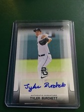 2017 Leaf Perfect Game Tyler Burchett Blank Back Black Autograph Auto 1/1