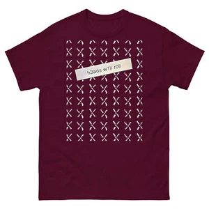 H3ADS W1LL R0LL Brand -LARGE LABEL LOGO - Unisex classic tee - Picture 1 of 13