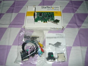 StarTech PEXHDCAP2 High-Definition PCIe Capture Card VGA DVI HDMI Composite Used - Photo 1/4