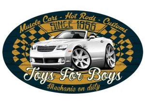 Chrysler Crossfire Car-toon TOYS FOR BOYS Wall Art Graphic Sticker - Picture 1 of 6