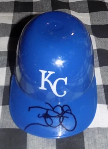 Terrence Long Signed Mini Batting Helmet Kansas City Royals - Picture 1 of 1