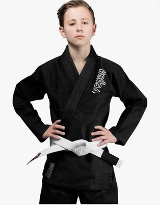 Venum unisex-Kids  BJJ Gi C2, Black With White Belt  Size -C2.  (A-4) - Image 1 of 4