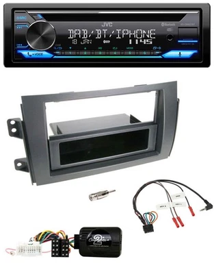 JVC Bluetooth Lenkrad USB DAB CD Autoradio für Fiat Sedici Suzuki SX4 - Bild 1 von 4