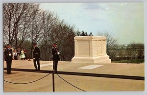Tomb of the Unknown Soldier Washington DC Arlington Cemetery UNP Chrome Postcard - Picture 1 of 3