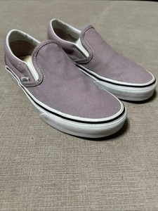 Vans Purple Classic Slip On Canvas Shoes Women's 7 Mens 5.5 Unisex Casual Summer - Picture 1 of 9