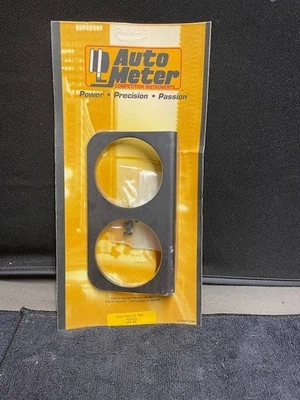 Auto Meter 2 Guage Mounting Panel Black Aluminum (CHEAPEST ON EBAY) - Image 1 of 3