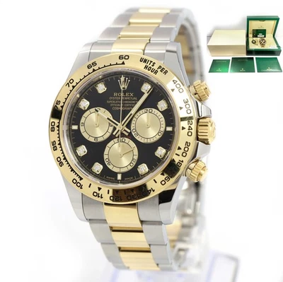 2024 Rolex Daytona 126503 40MM Black Diamond Dial 18K Yg Two-Tone Box Papers - Image 1 of 4