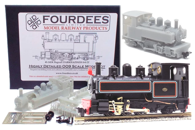 Fourdees Bagnall 'Darkhazineh' 0-6-2T Loco 009 / OO9 Kit for Farish 08 chassis - Image 1 of 1