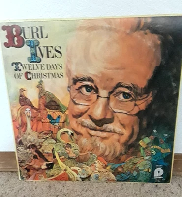 Burl Ives Vintage The 12 Days of Christmas Vinyl LP Album - Image 1 of 3