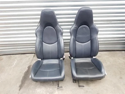 2004-2012 987 PORSCHE BOXSTER PAIR WINGBACK SPORT FRONT SEAT 2 DOOR CONVERTIBLE - Image 1 of 4