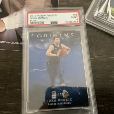 2019 Panini Origins Luka Doncic Blue PSA 9 - Image 1 of 2