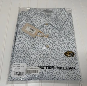 Peter Millar Missouri Tigers Sommer Komfort Poloshirt Baseball Herren XL NEU 718 - Bild 1 von 3