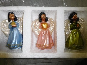 Quecksilber Glas beleuchtete Engel von Valerie ~ 3er Set - Bild 1 von 6