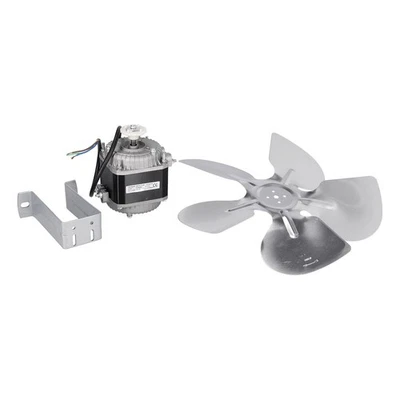 EUROPART Ventilator Fan Motor 34W 230V Ventilatorglügel 300mm Bügel Universal Kühlgerät