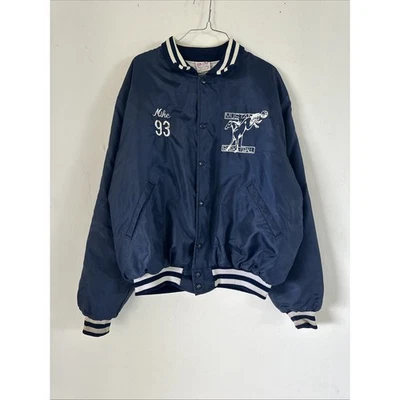 VTG Birdie Varsity Jacket Size Xl Mustang Basketball Made In USA - Image 1 of 4