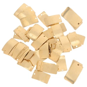 2 PIEZAS Colgantes de Hoja de Cobre Discos para Hacer Joyas para Dijes Hágalo Usted Mismo - Imagen 1 de 12