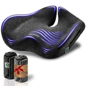 X Large Seat Cushions for Office Chairs– Pressure Relief Seat Cushion for Tai... - Picture 1 of 9