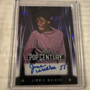2025 Leaf Pop Century Jimmie JJ Walker /6 Auto Purple Cracked Ice Good Times! - Picture 1 of 2